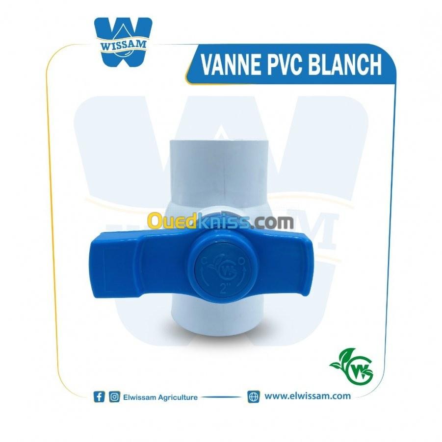 VANNE BLANCH PVC