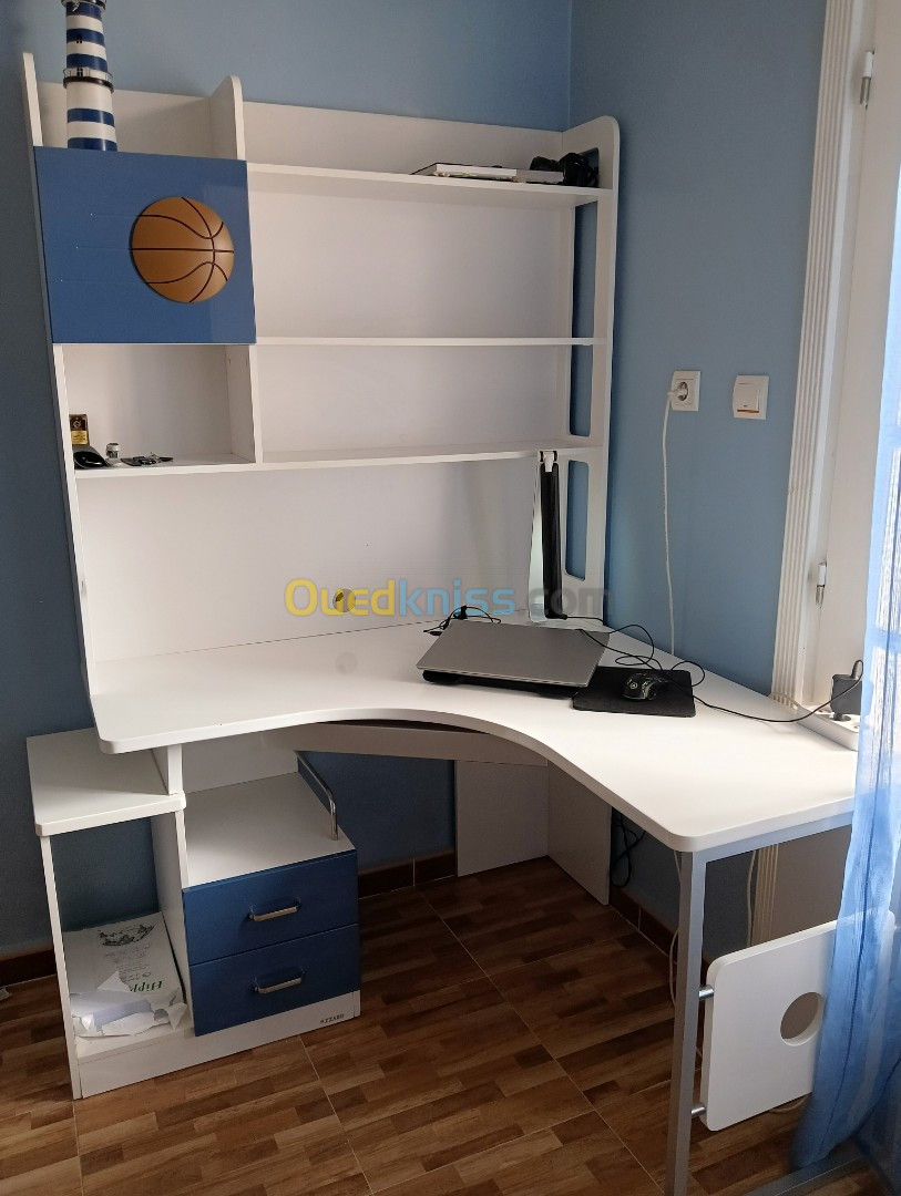 Chambre enfant azzaro NBA bleu