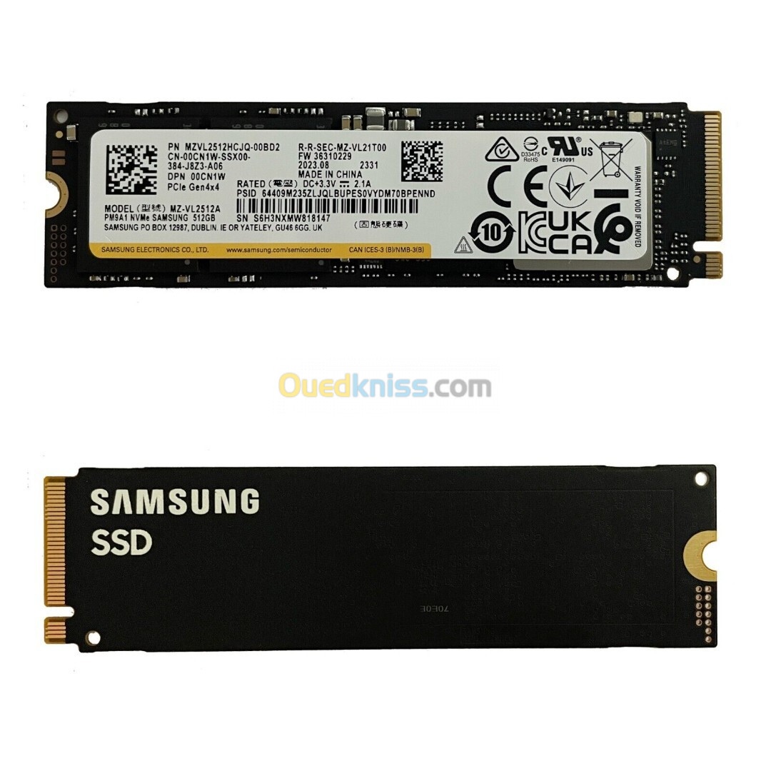 disque dur samsung Nvme 512GB 