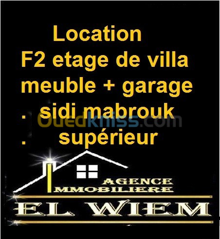 Location Niveau De Villa F2 Constantine Constantine