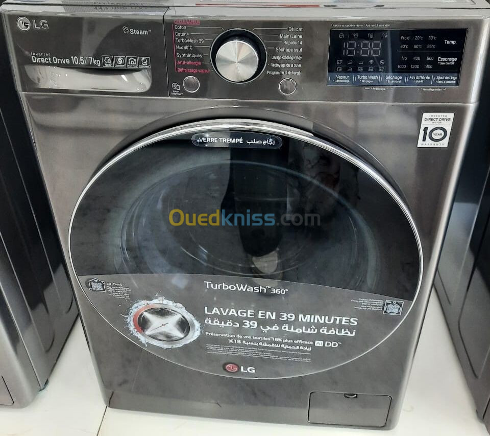 LG Lave Linge 10.5/7kg