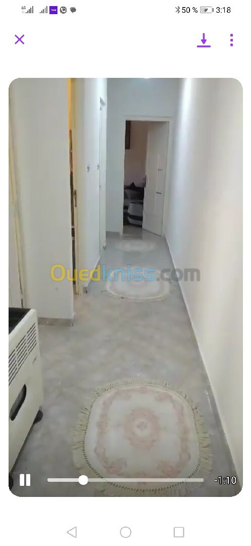 Location Appartement F3 Blida Bouinan