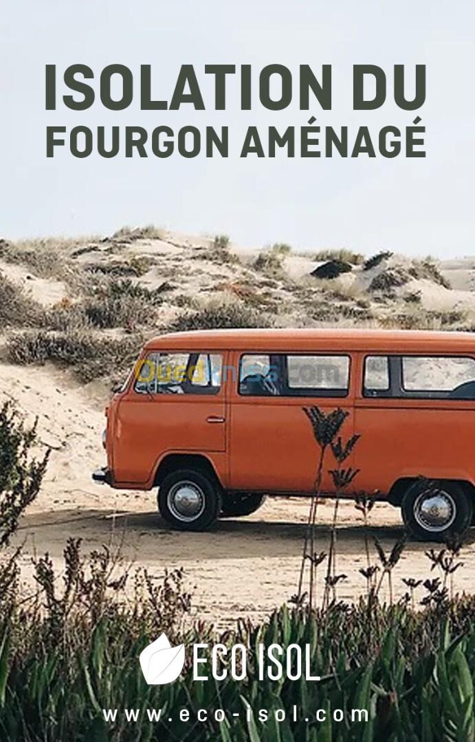 Isolation thermique et acoustique Fourgon / Van /camping car