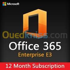 Clés Office 365 Enterprise E3  100 Users