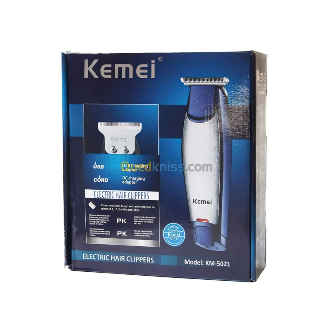 Tondeuse À Barbe Et Cheveux Sans Fil 3W KEMEI KM-5021