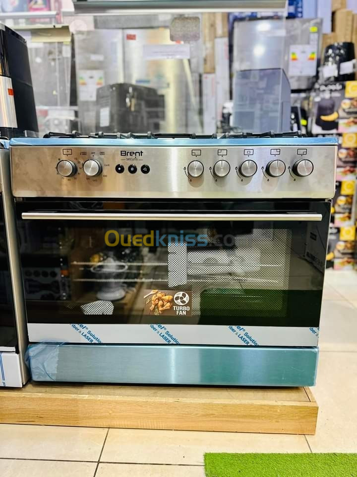 Cuisinière Brent securis inox 90cm