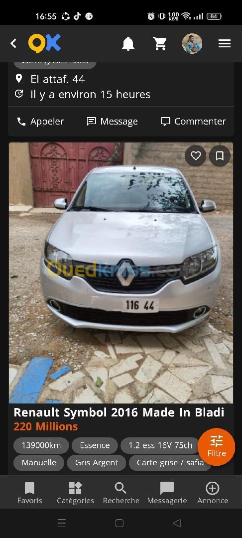 Renault Symbol 2016 Made In Bladi