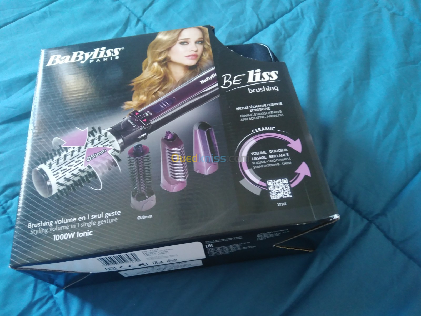 Brosse soufflante rotative babyliss beliss 