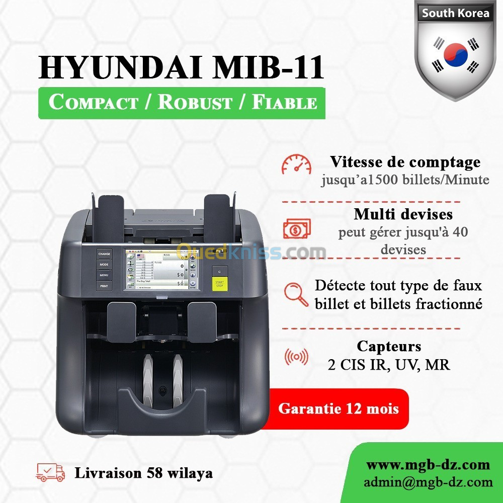 COMPTEUSE DE BILLET HYUNDAI MIB-11