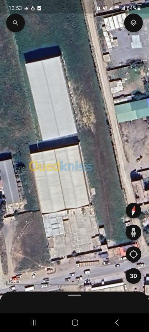 Location Hangar Boumerdès Ouled moussa