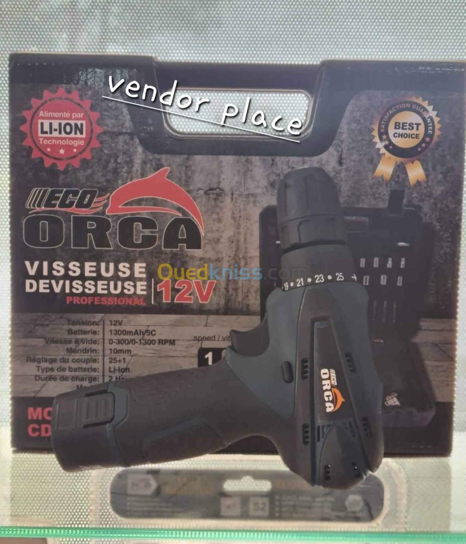 Visseuse Orca 12v + accessoires 