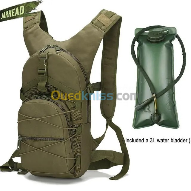  Sac à Dos D'alpinisme tactique Professionnel 25L avec sac à eau 3L