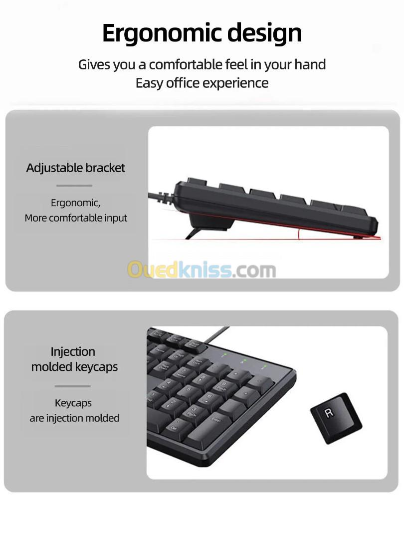 Ensemble clavier et souris filaire Lenovo MK11