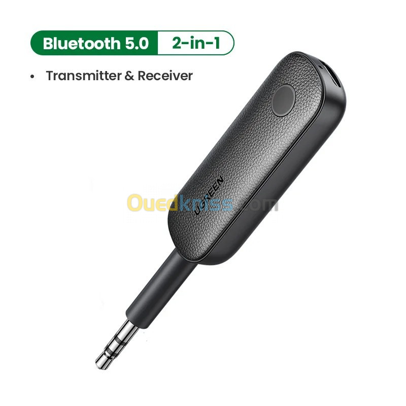 UGREEN 2-en-1 Adaptateur Bluetooth Transmetteur Récepteur Audio Stéréo 3.5mm Sans Fil
