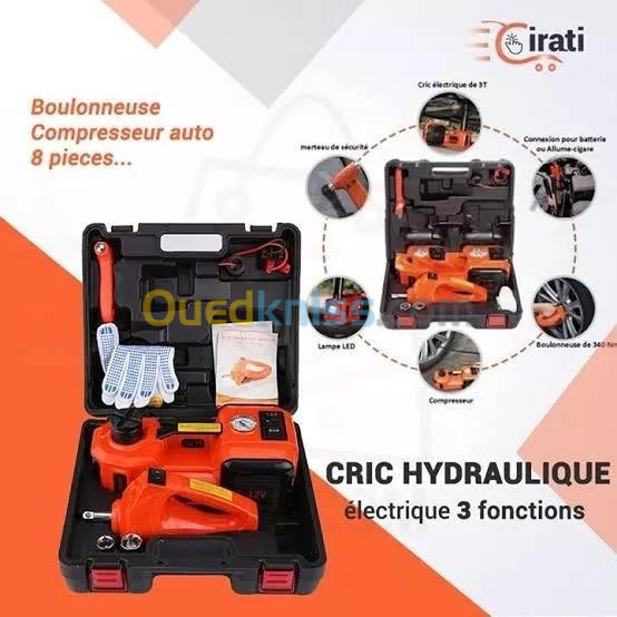 Coffret cric électrique