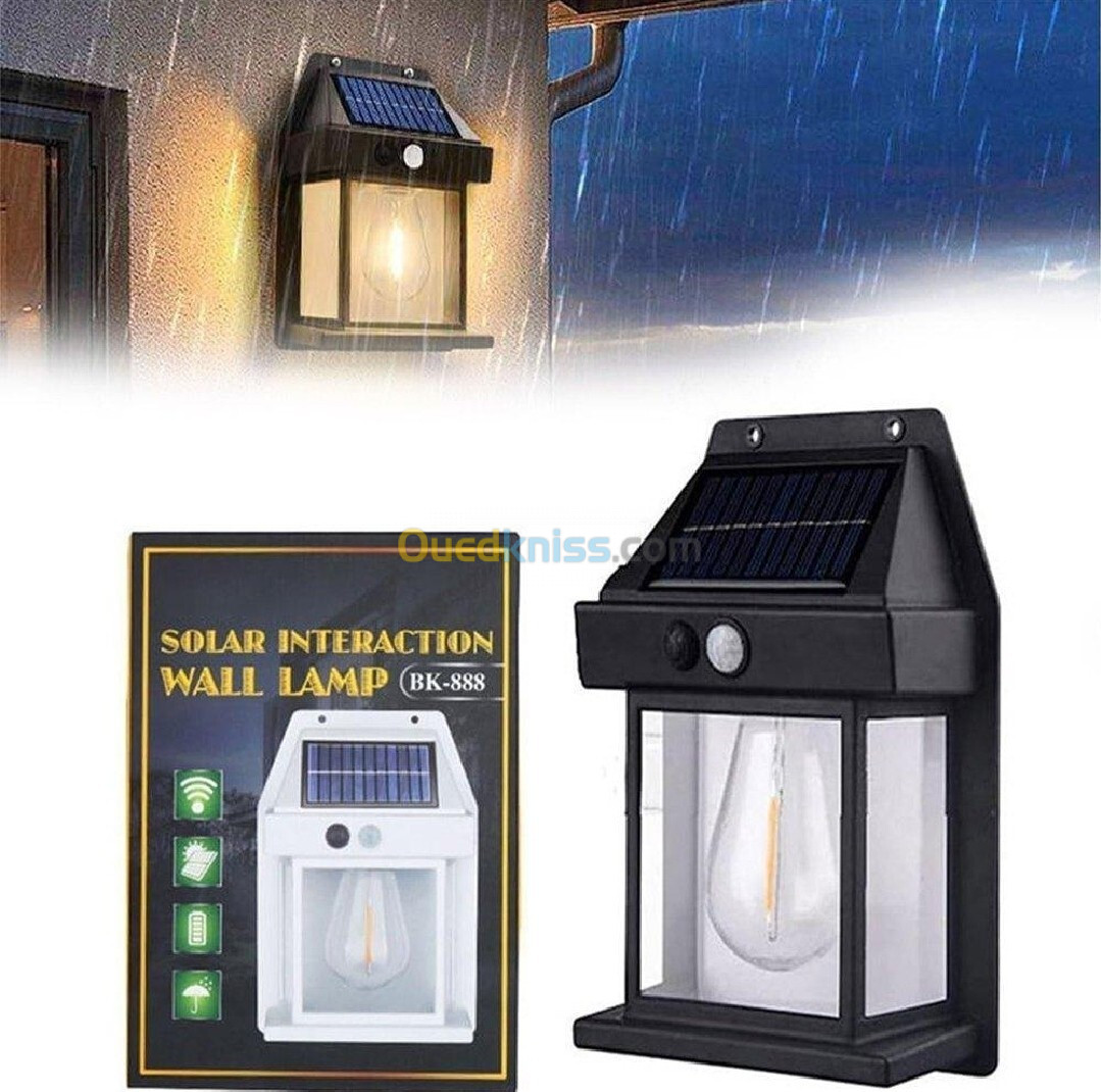  Lampe de jardin solaire مصباح الحديقة الشمسية 1 lampe 