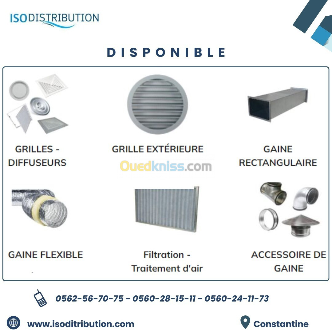 Iso distribution Constantine 