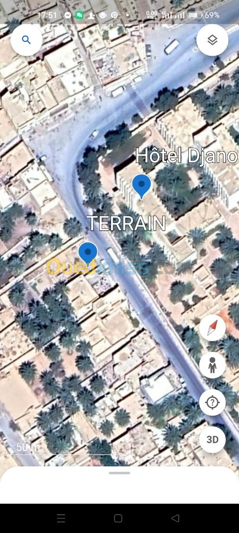 Vente Terrain Ghardaïa Ghardaia