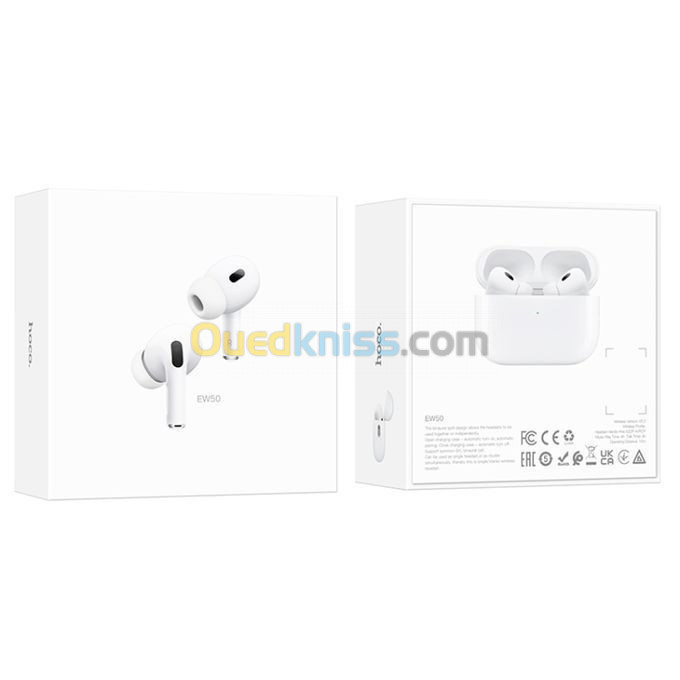 Hoco Ew50 Original Air Pods Écouteurs Sans Fil Bluetooth -Blanc