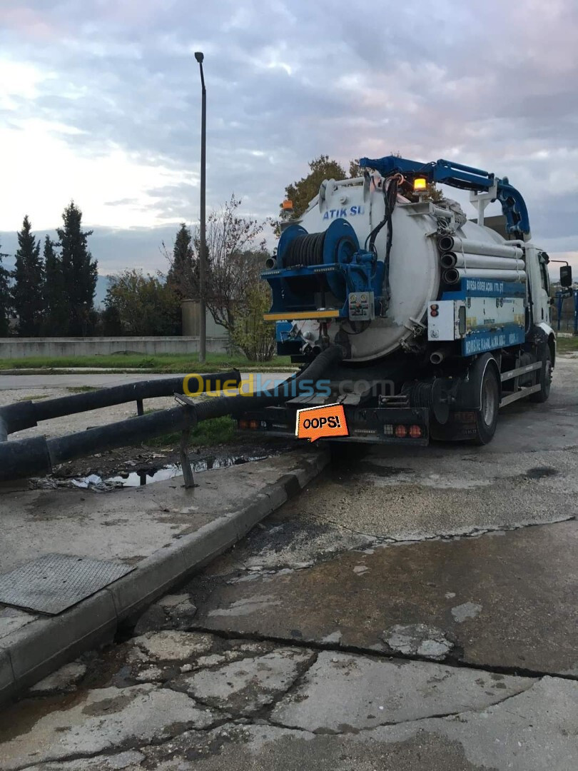 service vidange fosse septique et cave, débouchage conduite 