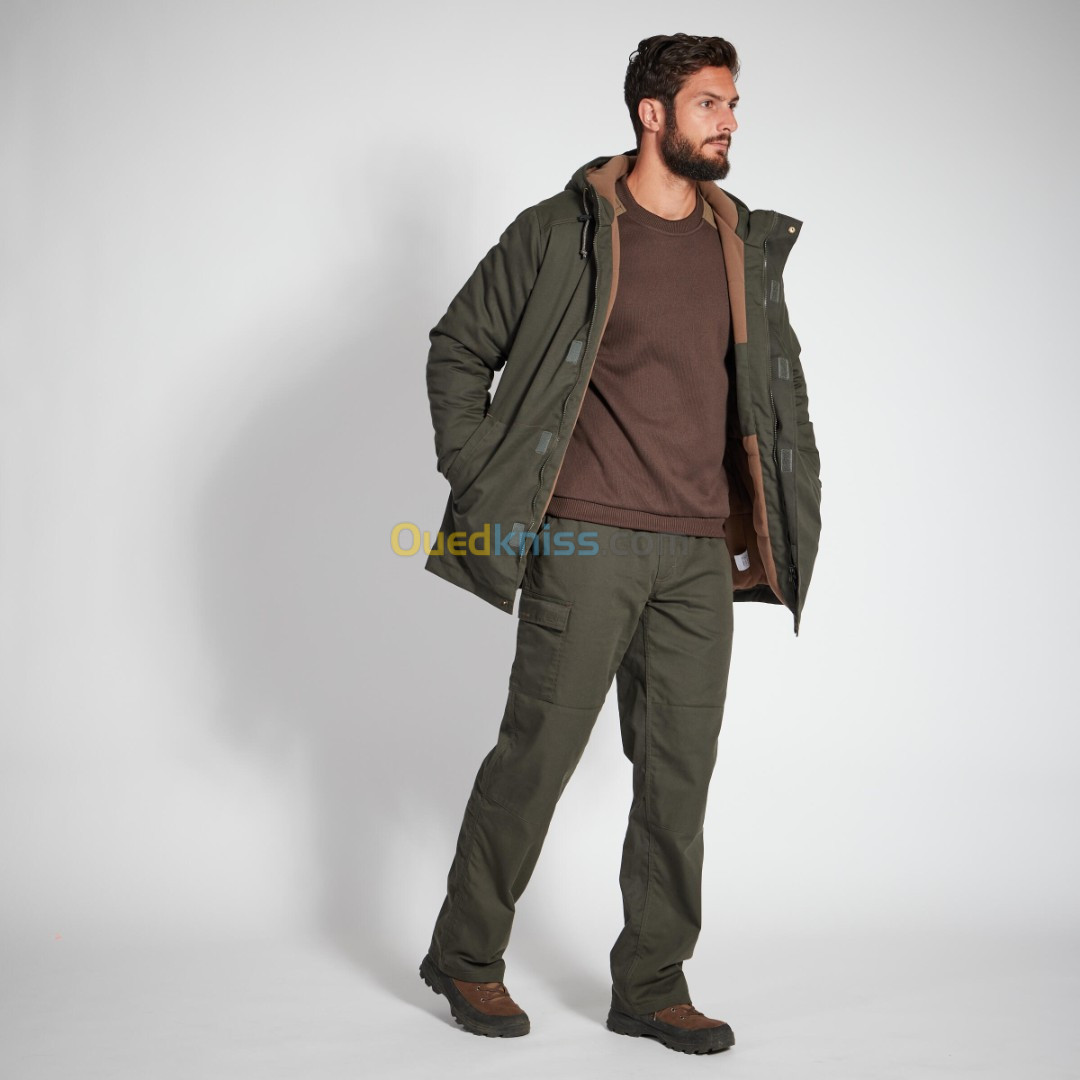 PANTALON DECATHLON CHASSE CHAUD VERT 100