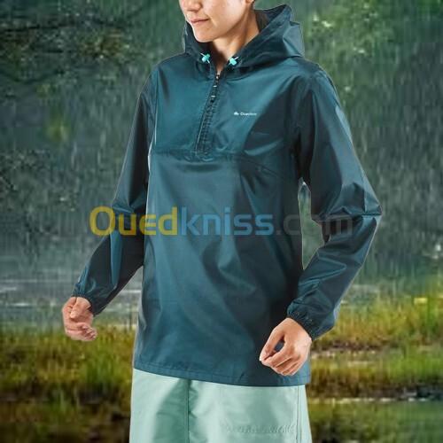 VESTE  DECATHLON IMPERMÉABLE DE RANDONNÉE - RAINCUT - FEMME