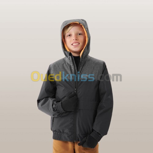 VESTE HIVER CHAUDE ET IMPERMÉABLE DE RANDONNÉE - SH100 -3,5 C - ENFANT decathlon 