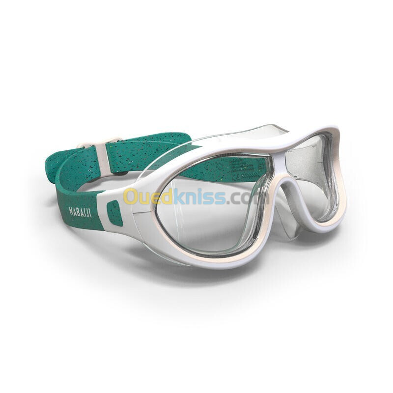 MASQUE Decathlon DE PISCINE - SWIMDOW V2 TAILLE L VERRES CLAIRS - GRIS BLEU