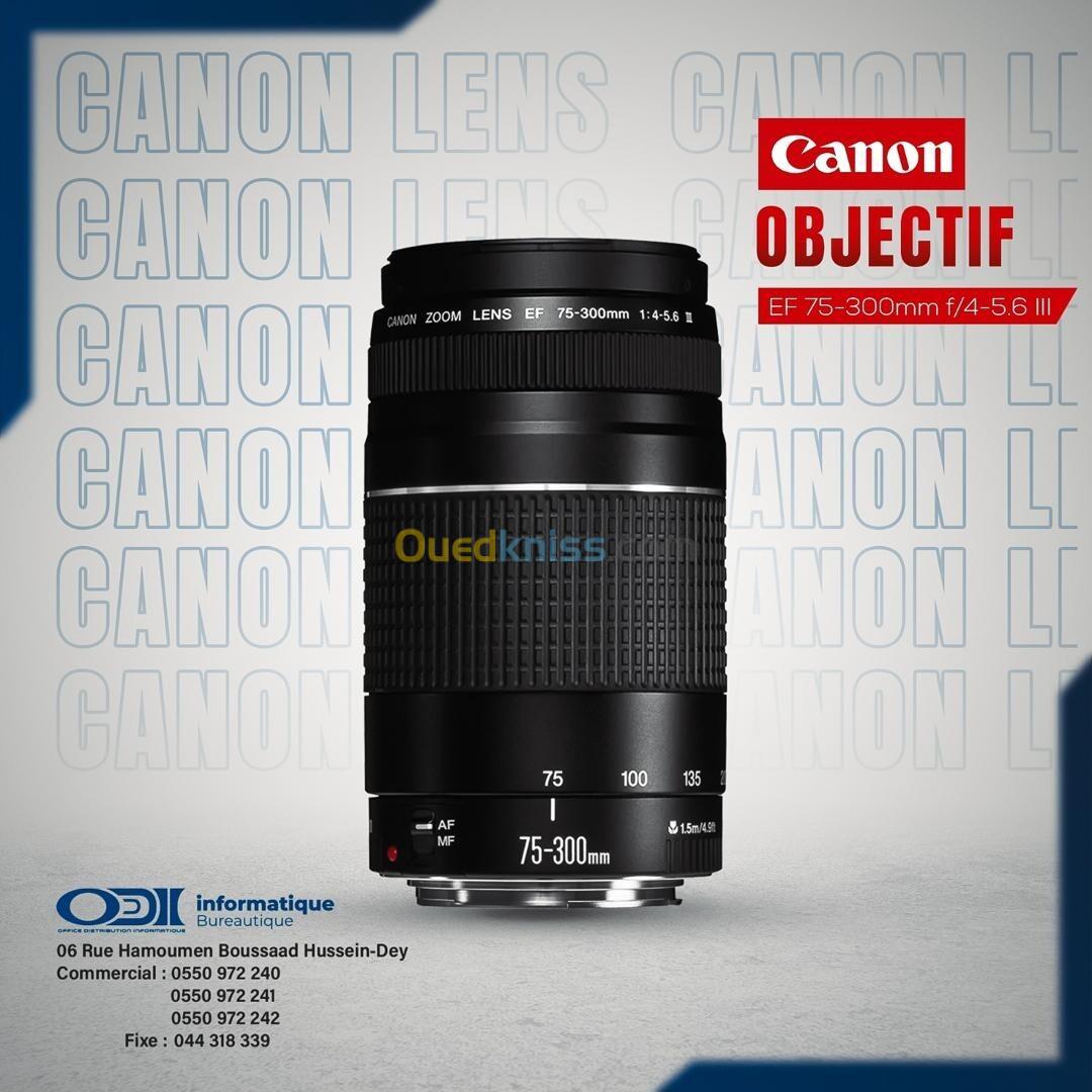 OBJECTIF CANON EF 75-300 mm f 4-5.6III