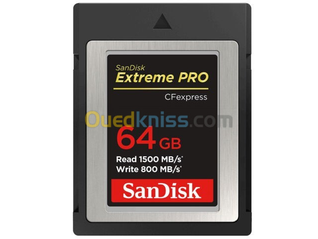 Sandisk Carte CFExpress Extreme Pro 64GB 1500/800Mb/s