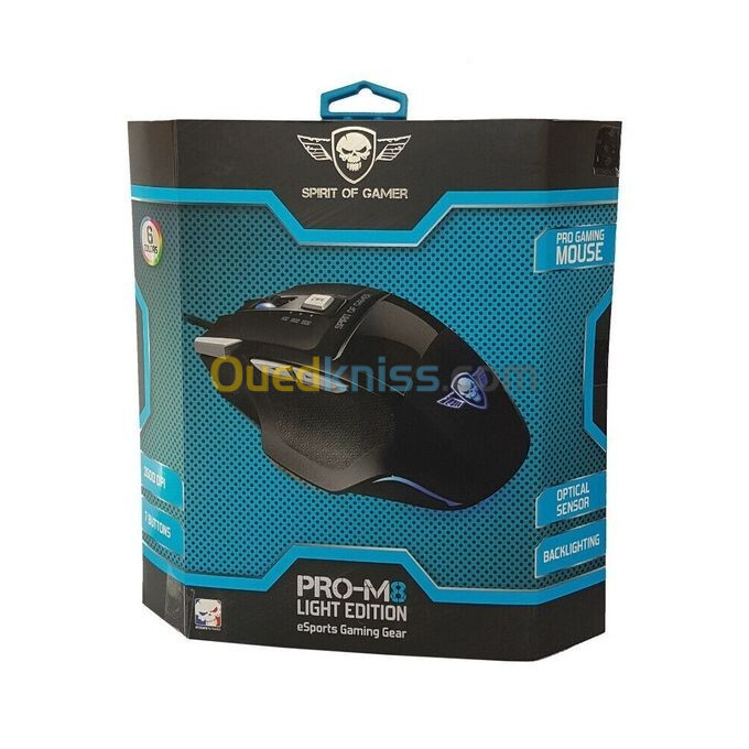 SOURIS USB SPIRIT OF GAMER PRO M8