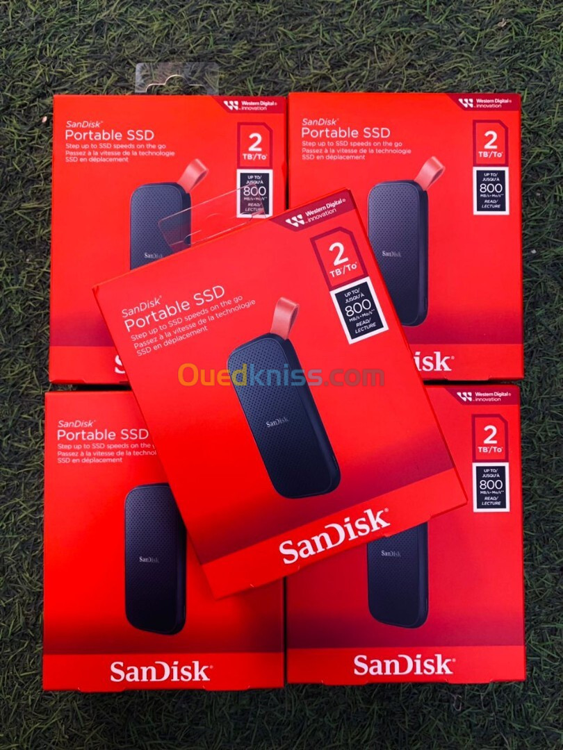 DISQUE DUR EXTERNE 2TB SSD PORTABLE SANDISK 