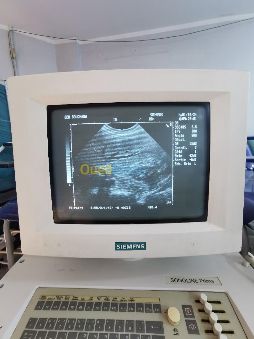 Echographe Siemens Sonoline Prima avec 2 sondes