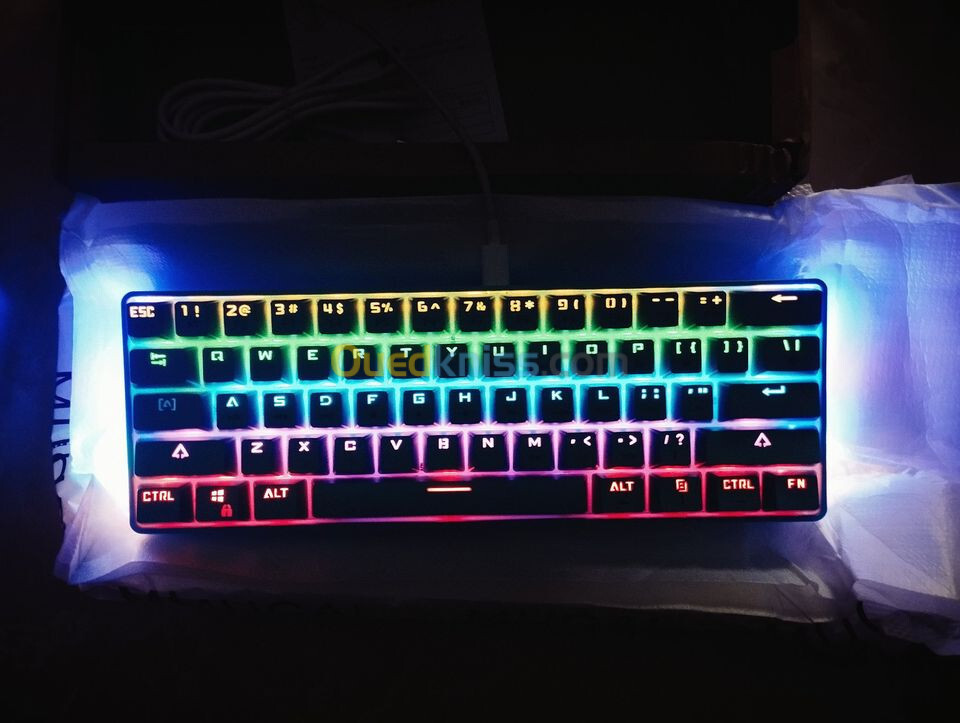 MUCAI MK61 Gaming Mechanical Keyboard / clavier mécanique red switch