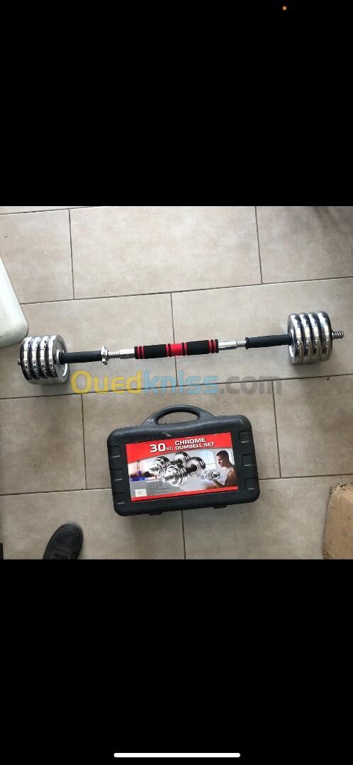 Valise de musculation 15kg 20kg 30kg avec racord et 50kg 55kg 