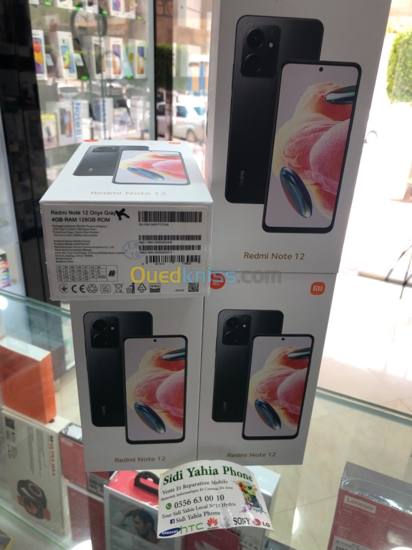 Xiaomi Smartphone REDMI Note 12 4G 4Gb 128Gb Gris : : Informatique