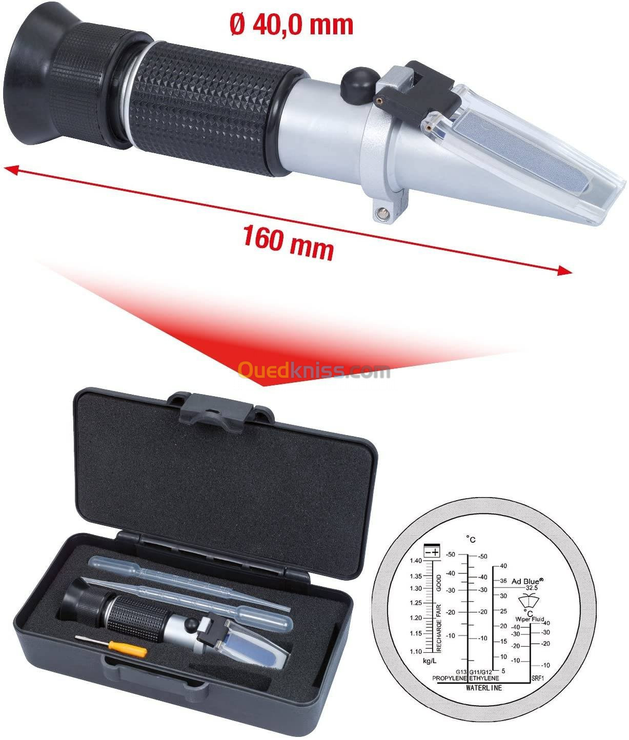 Réfractomètre Adblue Antigel/Batterie