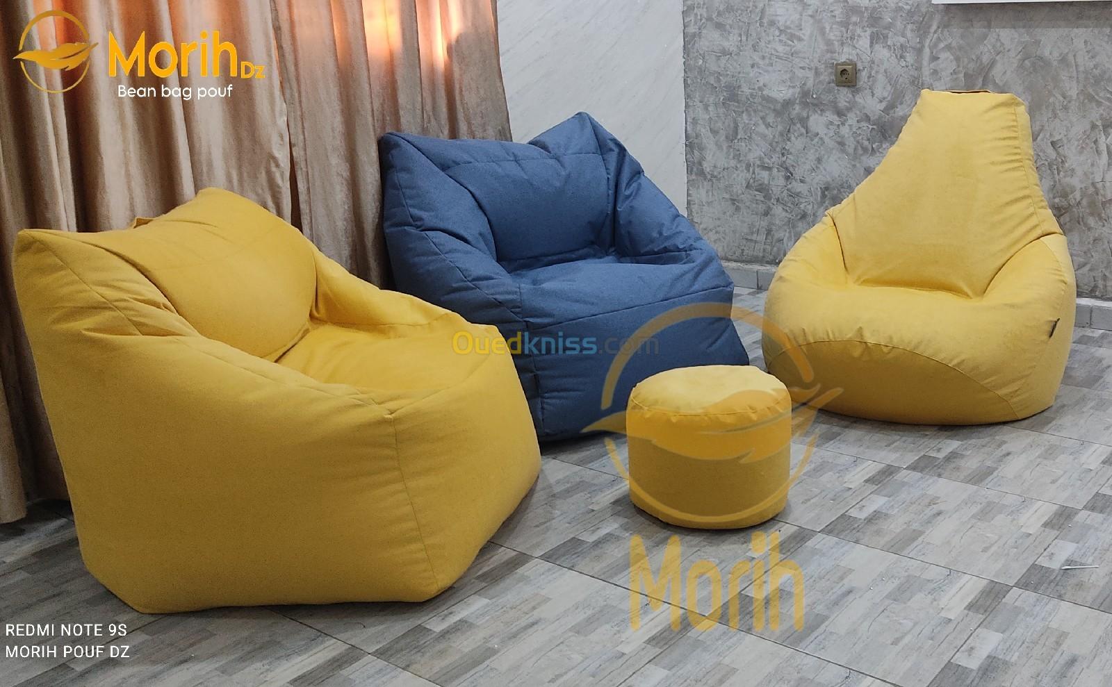 Beanbag fauteuil pouf