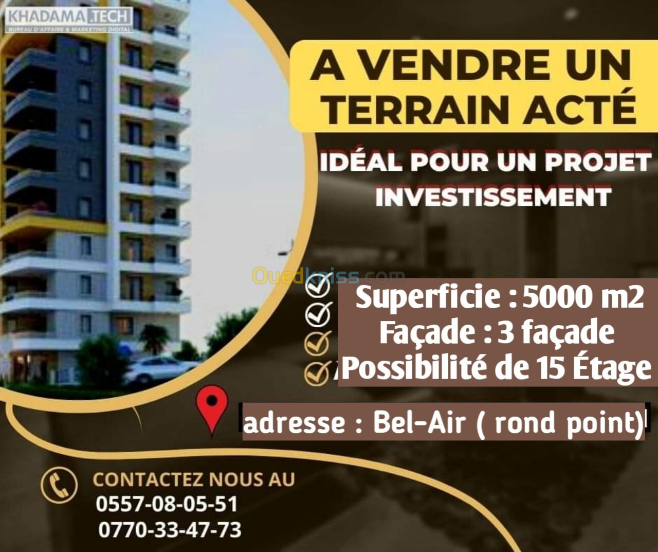 Vente Terrain Oran Oran