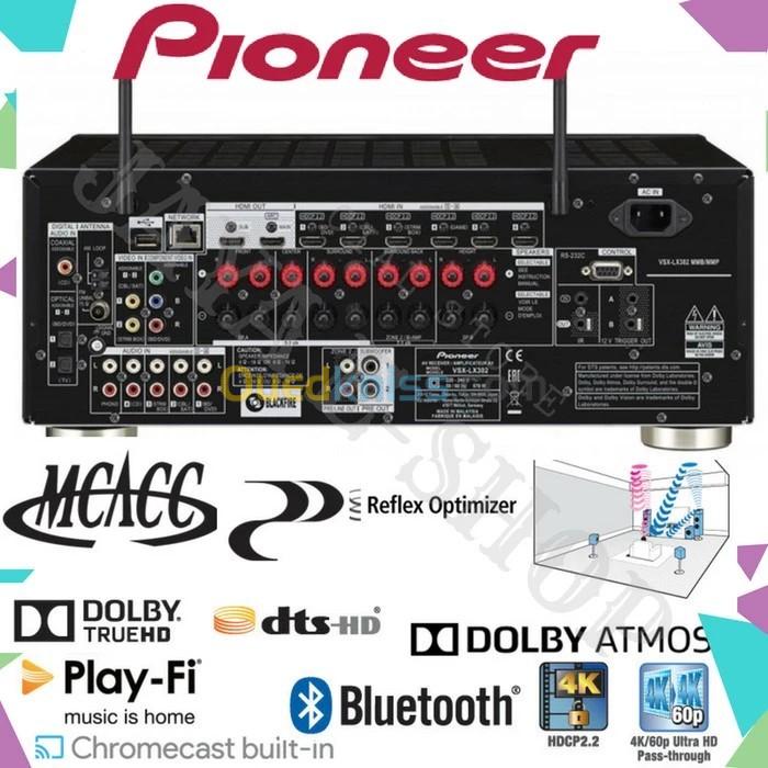 Pioneer Vsx 932 4k 7.2 Dolby Atmos DTS-X HDR Dolby Vision Wifi Bluetooth