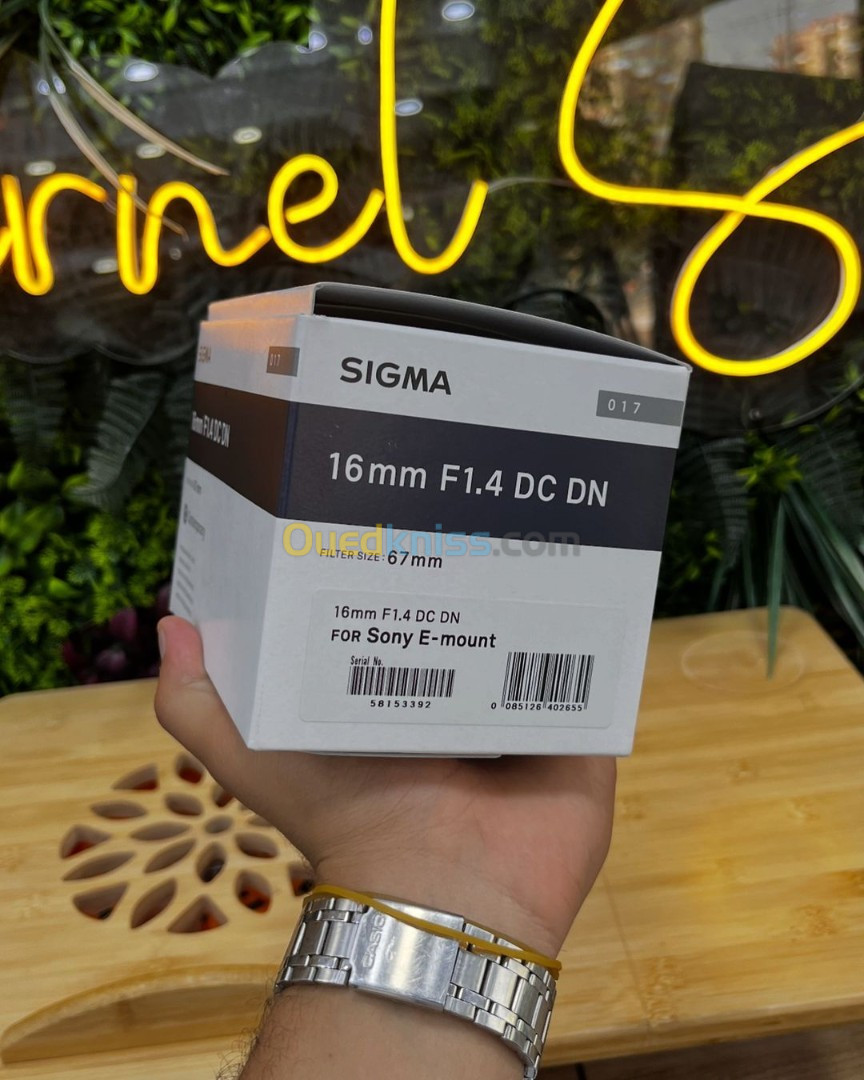 Sigma C 16mm 1,4 for sony e DC DN (aps c) neuf sous emballage