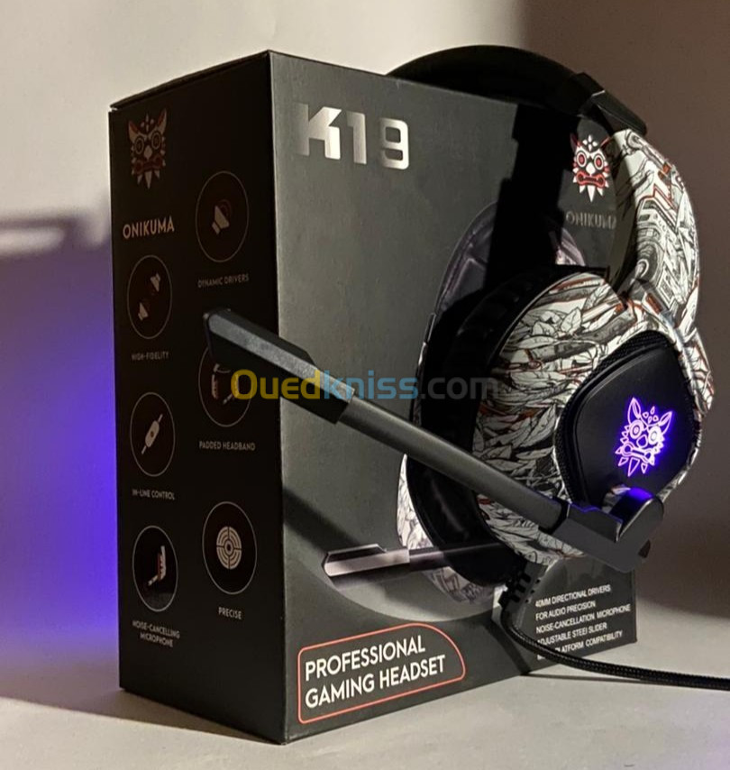 Casque gaming onikuma k19