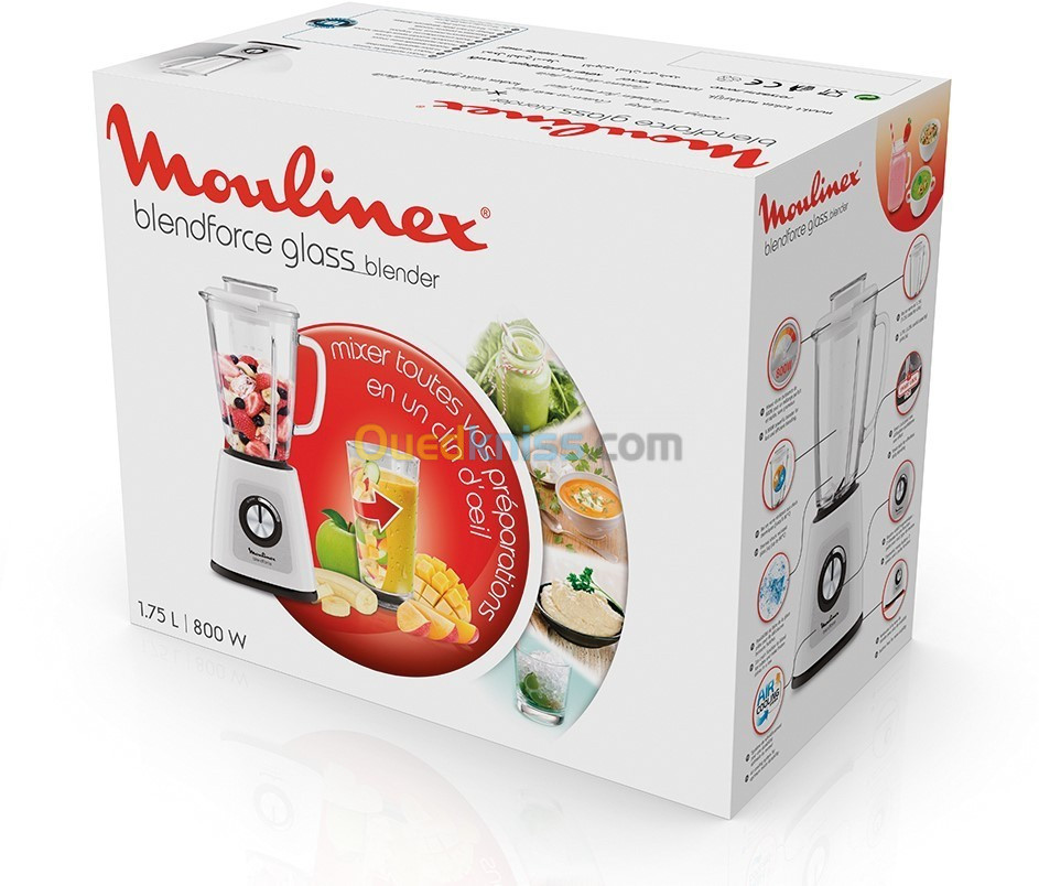 MOULINEX BLENDER force GLASS 