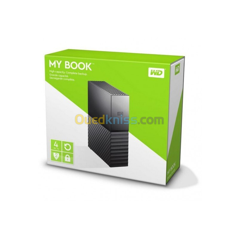 Disque dur externe Western Digital 4TB, My Book