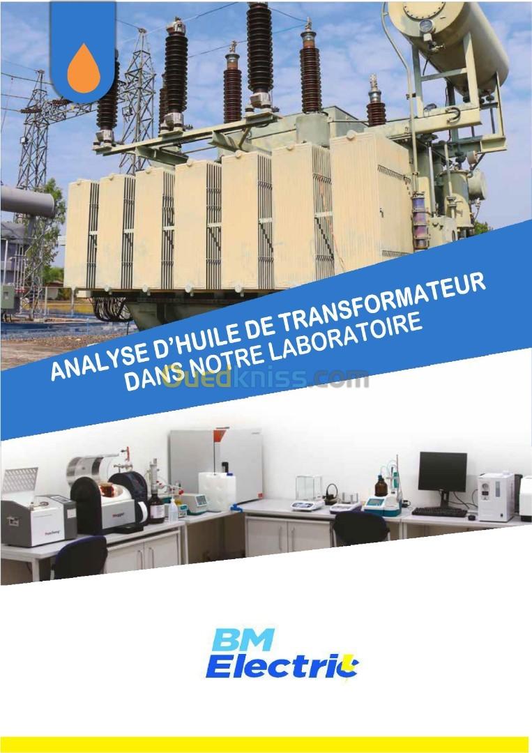 Analyse d'huile transformateur