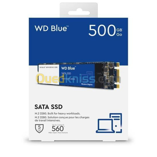 Disque dur SSD M.2 SATA 500 GB