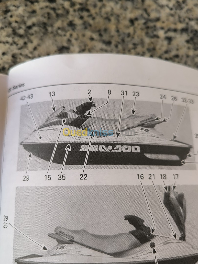 Des pièces pour SEADOO