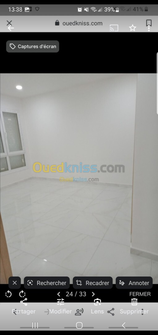 Location Appartement F3 Alger Cheraga