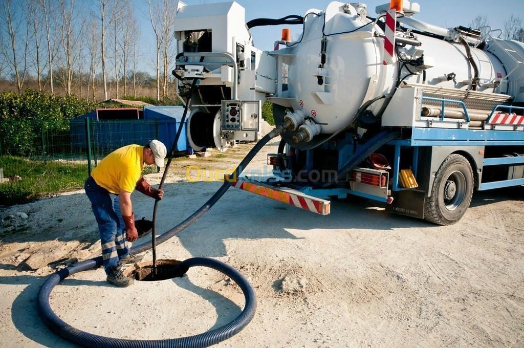 Camion débouchage vidange 24h7j 