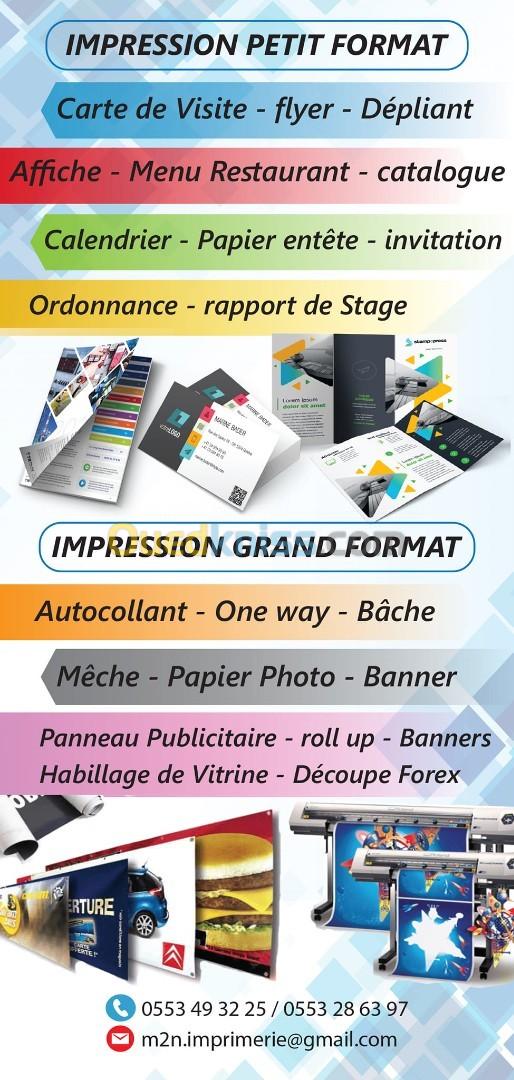 impression numérique et offset